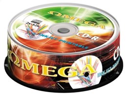 OMEGA CD-R 700MB PRINTABLE 52X CAKE*25 [56313]