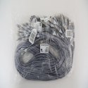 OMEGA CROTALUS FABRIC CABLE KABEL BRAIDED TYPE-C TO USB 2A 118 COPPER POLYBAG 1M GREY [44066]