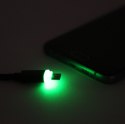 OMEGA CROTALUS USB 2.0 CABLE KABEL MICRO FOR SMARTPHONES TABLETS LED PLUG 1M BLACK [43461]