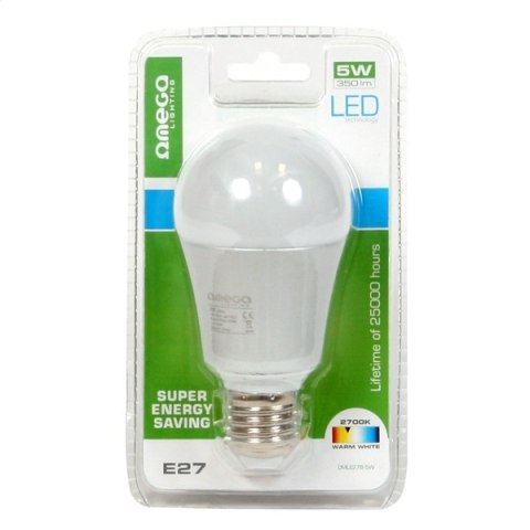 OMEGA LED BULB ŻARÓWKA LED ALUMINIUM 2700K E27 5W 350lm 220-240V 41572