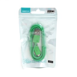 OMEGA MICRO USB TO USB CABLE KABEL 1M GREEN [42334]