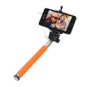 OMEGA MONOPOD - SMARTPHONES CABLE TELESCOPIC POLE SELFIE STICK ORANGE [43423]