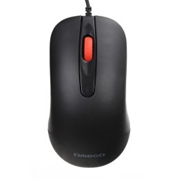 OMEGA MOUSE MYSZ 1000DPI BLACK [45266]