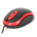 OMEGA MYSZ MOUSE 1200DPI VALUE LINE BLACK RED [41646]