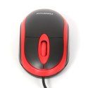 OMEGA MYSZ MOUSE 1200DPI VALUE LINE BLACK RED [41646]