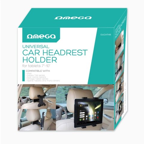 OMEGA UNIVERSAL CAR HEADREST MOUNT FOR TABLETS UCHWYT NA ZAGŁÓWEK [41825] TE