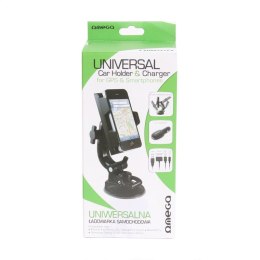 OMEGA UNIVERSAL CAR HOLDER UCHWYT SAMOCHODOWY & CHARGER [41189] TE