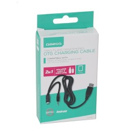OMEGA USB 2.0 CABLE KABEL 2in1: MICRO FOR SMARTPHONES TABLETS CABLE KABEL [42396]
