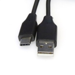 OMEGA BAJA PVC TYPE-C TO USB & DATA BULK CABLE KABEL 2A 1M BLACK [44345]