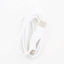 OMEGA BAJA PVC TYPE-C TO USB & DATA BULK CABLE KABEL 2A 1M WHITE [44346]