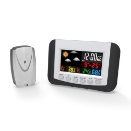 OMEGA DIGITAL WEATHER STATION STACJA POGODY COLOR LCD INDOOR OUTDOOR WIRELLESS [43970]