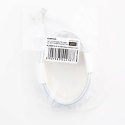 OMEGA FABRIC CABLE KABEL HIGH QUALITY LIGHTNING TO USB 1,2A 100 COPPER TAIWAN POLY 2M WHITE [44278] TE