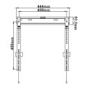 OMEGA TV MOUNT UCHWYT DO TV MAX VESA 400 23-60" ULTRA SLIM 10MM [44005] ALMA