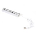 OMEGA USB 2.0 HUB 7 PORT ALUMINIUM [42849]