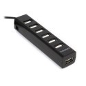 OMEGA USB 2.0 HUB 7 PORT BLACK [42806] TE