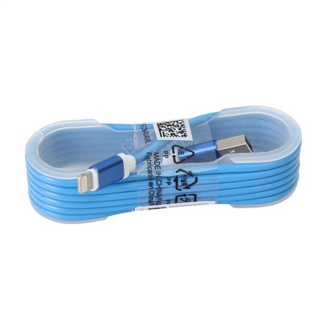 OMEGA USB LIGHTNING CABLE KABEL 1,5M BLUE