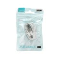 OMEGA USB LIGHTNING CABLE KABEL 1M WHITE 43290 TE