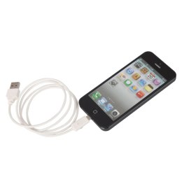 OMEGA USB LIGHTNING CABLE KABEL for IPHONE5 IPAD4 IPAD mini WHITE [41861] TE