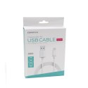 OMEGA USB TO MICRO USB CABLE KABEL 3M WHITE