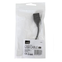 OMEGA USB TO OTG CABLE KABEL 15CM POLLY BAG [ 42807 ]