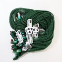 OMEGA VARAN FABRIC CABLE KABEL BRAIDED MICRO USB TO USB 2A POLYBAG OEM 1M GREEN [44191]