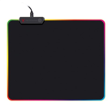 OMEGA VARR PRO-GAMING MOUSE PAD PODKŁADKA POD MYSZ 250X300X4MM LED EDGE BLACK [44888]