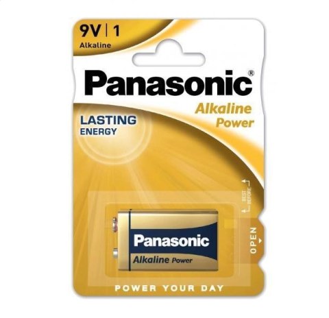 PANASONIC BATTERY ALKALINE 9V 6LR61 APB/1BP BL*1