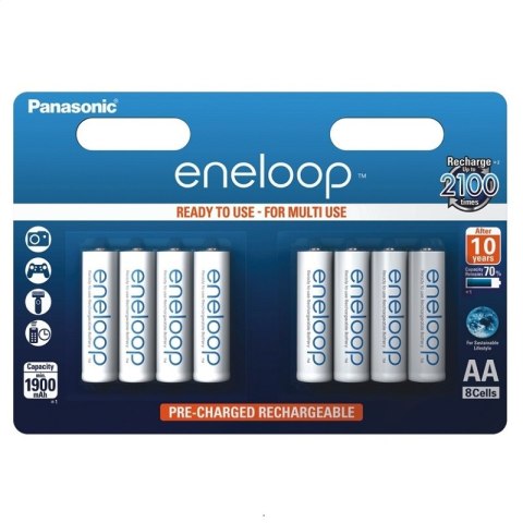 PANASONIC ENELOOP ACCUMULATOR R6/AA 1900mAh 8 PCS BLISTER BK-3MCCE-8BE