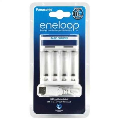 PANASONIC ENELOOP CHARGER ŁADOWARKA 4-POS BASIC USB AA/AAA BQ-CC61