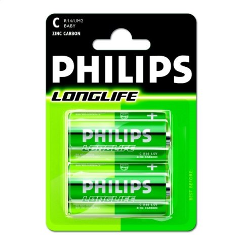 PHILIPS BATERIE LONGLIFE R14 BLI*2 (R14-P2/01B) EXPIRED