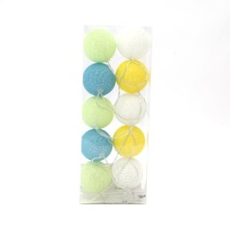 PLATINET COTTON BALLS BALL DECO TE [44597]