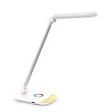 PLATINET DESK LAMP LAMPKA BIURKOWA LED 12W + NIGHT LAMP + USB CHARGER WHITE [43804]