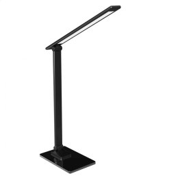 PLATINET DESK LAMP LAMPKA BIURKOWA LED 6W RGB GLASS BASE BLACK [44892]