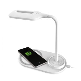 PLATINET DESK LAMP LAMPKA BIURKOWA LED LAMPKA BIURKOWA LED WIRELESS CHARGER 10W WHITE [ 45247 ]