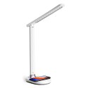 PLATINET DESK LAMP LAMPKA BIURKOWA LED WIRELESS CHARGER 18W QI WHITE [45244]