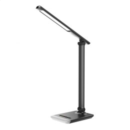 PLATINET DESK LAMP LAMPKA BIURKOWA LED WITH WIRELESS CHARGER & RGB BLACK [44608]