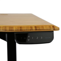 PLATINET ELECTRIC DESK BIURKO Z ELEKTRONICZNĄ REGULACJĄ WYSOKOŚCI BLACK [44683]