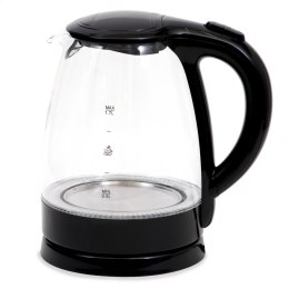 PLATINET ELECTRIC GLASS KETTLE LED CZAJNIK ELEKTRYCZNY 220-240V 2200W 1,7 L BLACK [44797]