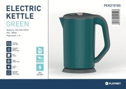 PLATINET ELECTRIC KETTLE CZAJNIK ELEKTRYCZNY GREEN-OLIVE [44151]