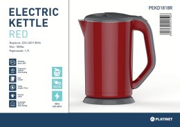 PLATINET ELECTRIC KETTLE CZAJNIK ELEKTRYCZNY RED [44150]