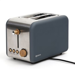 PLATINET ELECTRIC TOASTER TOSTER VELVET WOODEN GRAY [45466]