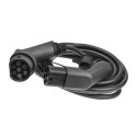 PLATINET EV CHARGING CABLE KABEL DO ŁADOWANIA SAMOCHODU TYPE 2 11KW 5M BLACK [45785]