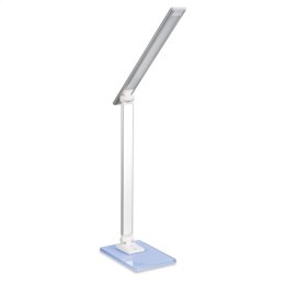 PLATINET SPECIAL LED DESK LAMP 6W RGB GLASS BASE SILVER [44671]