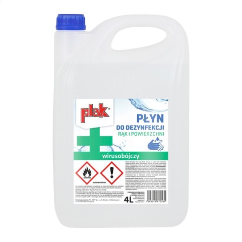 PLAK LIQUID FOR DISINFECTION OF SURFACE PŁYN DO DEZYNFEKCJI POWIERZCHNI 1L