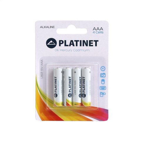 PLATINET BATTERY BATERIA ALKALINE PRO LR03 AAA BLISTER*4 [42465]