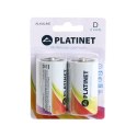 PLATINET BATTERY BATERIA ALKALINE PRO LR20 BLISTER*2 [43733]