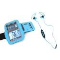 PLATINET BLUETOOTH EARPHONES SPORT SŁUCHAWKI DOUSZNE + ARMBAND PM1075 BLUE [43676] TE