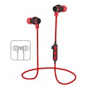 PLATINET IN-EAR BLUETOOTH V4.2 SŁUCHAWKI DOUSZNE + microSD EARPHONES + MIC PM061 RED [44470] TE