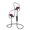 PLATINET IN-EAR BLUETOOTH V4.2 SŁUCHAWKI DOUSZNE + microSD EARPHONES + MIC PM1062 RED [44475] TE