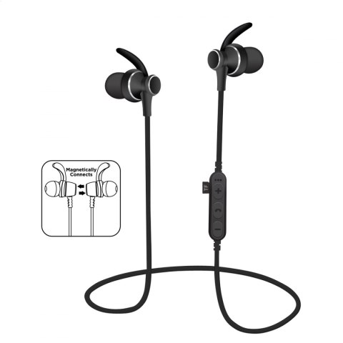 PLATINET IN-EAR BLUETOOTH V4.2 SŁUCHAWKI DOUSZNE + microSD SPORT EARPHONES + MIC PM1060 BLACK [44462] TE